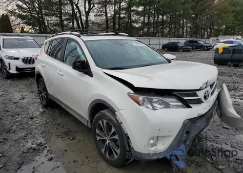 2015 Toyota Rav4 Limited из США, поврежденный, VIN 2T3DFREV1FW271548